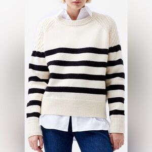 French Connection Quinley Stripe Sweater.
Brand New